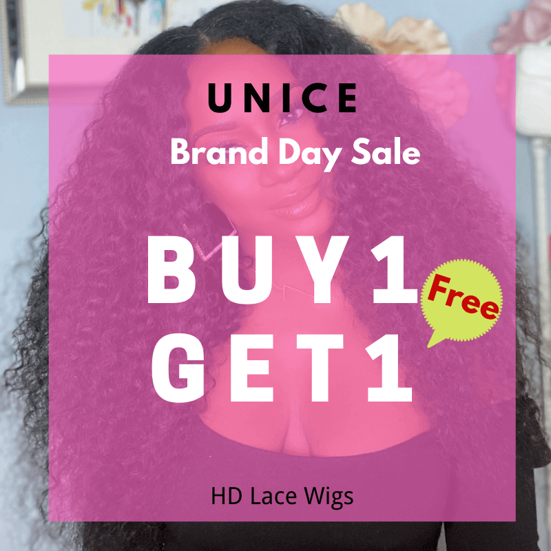 It's Your Lucky Day! $100 Flash Sale+50% Off Everything+BOGO HD Lace Wigs!